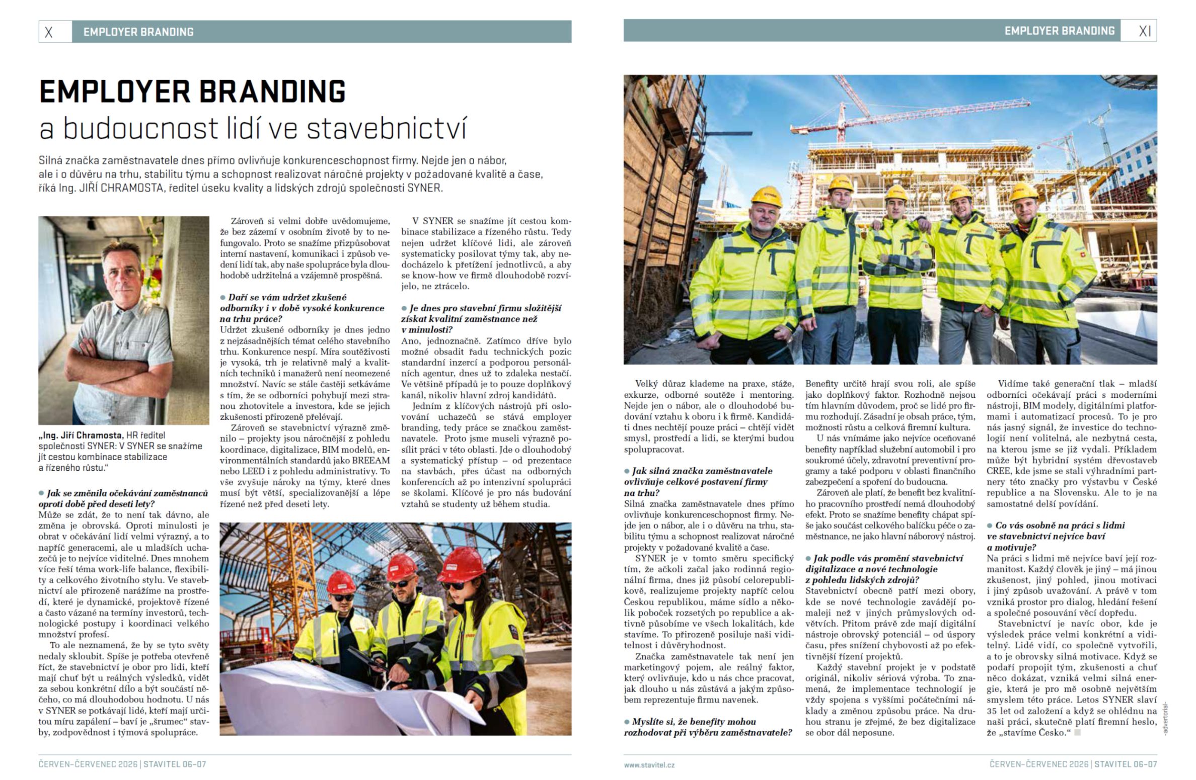 EMPLOYER BRANDING a budoucnost lidí ve stavebnictví